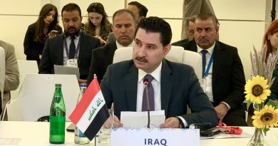 واع / الوفد العراقي يلقي كلمته في مؤتمر باكو للشبكة البرلمانية