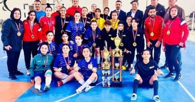 واع / فتيات تربية نينوى يحرزون المركز الثاني ببطولة العراق الكرة الصالات