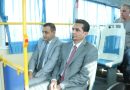 واع / وزير النقل يفتتح خطاً جديداً ضمن مشروع النقل الجماعي في بغداد
