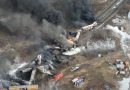واع / حريق ضخم إثر انحراف قطار محمل بالبنزين والبروبان في الولايات المتحدة