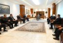 واع /زيدان يبحث مع رئيس وأعضاء جمعية القضاء عدداً من القضايا