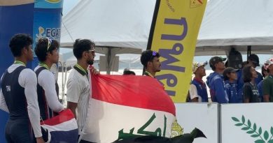 واع / منتخب التجديف يحرز برونزية بطولة آسيا الشاطئية في تايلند