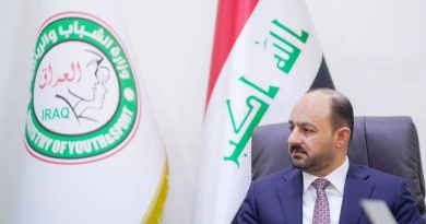 واع / وزير الشباب والرياضة وكالة لوفد المنتخب الوطني: داعمون لأسود الرافدين في المونديال