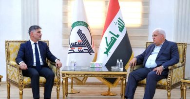 واع / رئيس هيئة الحشد الشعبي وسفير الاتحاد الأوروبي يبحثان تعزيز التعاون الأمني المشترك