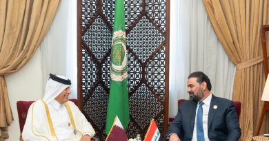 واع / رئيسا البرلمان العراقي والقطري يؤكدان أهمية ترسيخ الأمن والاستقرار