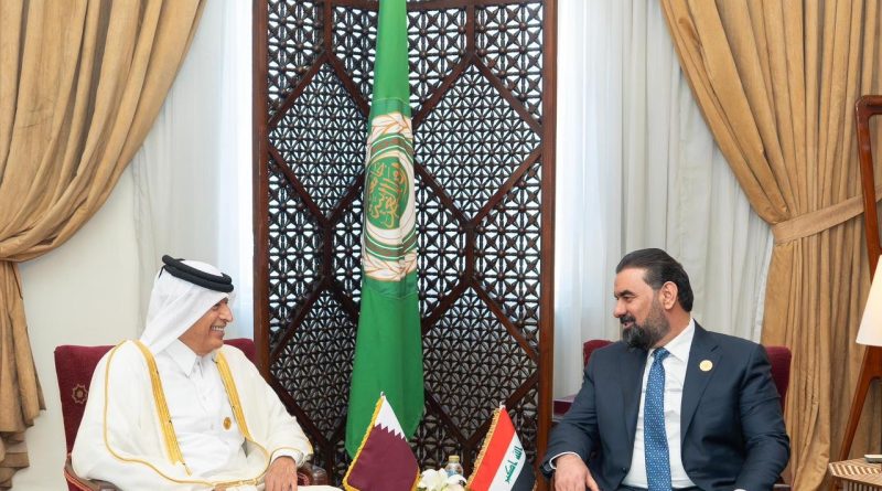واع / رئيسا البرلمان العراقي والقطري يؤكدان أهمية ترسيخ الأمن والاستقرار