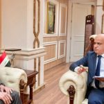 واع / وكيل وزارة النفط لشؤون الاستخراج ونائب رئيس شركة شيفرون يبحثان آفاق التعاون المشترك