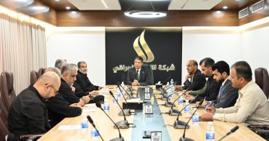 واع / شبكة الإعلام العراقي تبحث الاستعدادات الخاصة بتغطية مراسم تشييع الشهيد السيد علي الخامنئي