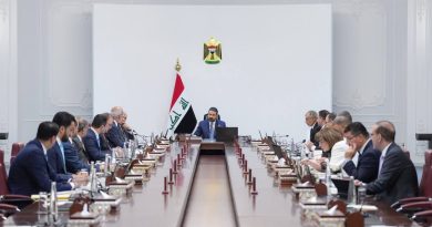 واع / مجلس الوزراء يعقد جلسته الاعتيادية برئاسة الزيدي واع / مجلس الوزراء يعقد جلسته الاعتيادية برئاسة الزيدي