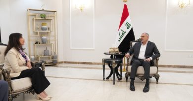 واع / فيحان يؤكد للسفيرة الفلسطينية ثبات موقف العراق الداعم لفلسطين واع / فيحان يؤكد للسفيرة الفلسطينية ثبات موقف العراق الداعم لفلسطين