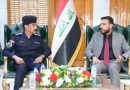 واع / الفرطوسي يستقبل وكيل وزير الداخلية لشؤون الشرطة لبحث الواقع الأمني في المحافظة