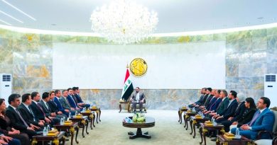 واع /رئيس البرلمان ووفد كتلة الديمقراطي الكردستاني يؤكدان أهمية تعزيز التعاون والتنسيق
