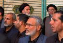 واع /نجلا السيد السيستاني يشاركان في مراسم الصلاة على نعش السيد الخامنئي