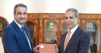 واع / القاضي زيدان يتسلم التقرير السنوي لديوان الرقابة المالية لسنة 2025