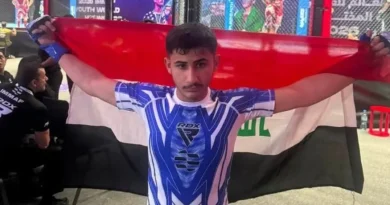 واع / رفضاً لمواجهة لاعب إسرائيلي.. العراقي ضاري العبيدي ينسحب من بطولة العالم للفنون القتالية