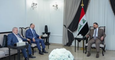 واع / الحلبوسي ووفد كتلة صويانا المسيحية يبحثان تعزيز الدورين التشريعي والرقابي للبرلمان