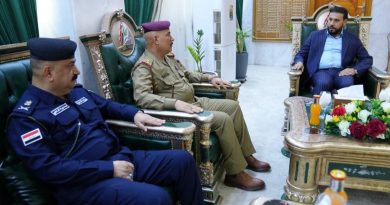 واع / الفرطوسي يبحث مع قادة العمليات والشرطة واقع الأمن في المحافظة