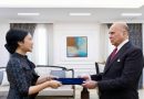 واع / وزير الخارجية يتسلّم أوراق اعتماد سبعة سفراء معتمدين لدى العراق