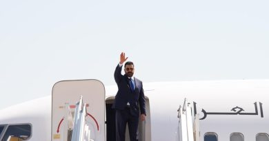واع / مكتب رئيس الوزراء: الزيدي سيترأس وفد العراق بالمباحثات الموسعة مع الجانبين الفرنسي والألماني واع / مكتب رئيس الوزراء: الزيدي سيترأس وفد العراق بالمباحثات الموسعة مع الجانبين الفرنسي والألماني