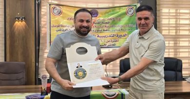 واع / اختتام الدورة التدريبية آلاسيوية فئة (C) لكرة القدم في الموصل
