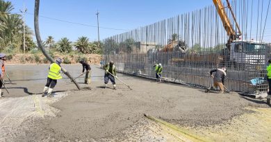 واع/ المديرية العامة للماء تواصل اعمالها في مشروع ماء الكرطان المركزي في الانبار