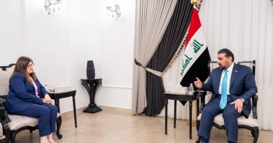 واع /الحلبوسي يجدد موقف العراق الداعم لحقوق الشعب الفلسطيني
