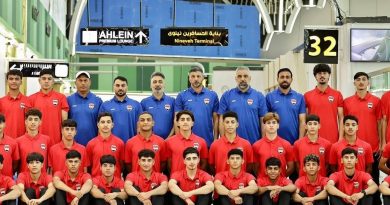 واع / وفدُ منتخب الناشئين يغادرُ إلى الدوحة للمشاركةِ في بطولةِ كأس الخليج