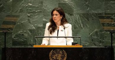 واع /العراق يعلن دعمه ترشيح الإمارات لانا زكي نسيبة لمنصب الأمين العام للأمم المتحدة