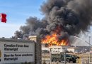 واع / حريق كبير في قاعدة عسكرية كندية بعد حادث وصفته الحكومة بالخطير
