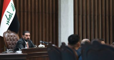 واع /الحلبوسي: لا تهاون مع الفساد أو استغلال السلطة وحصر السلاح بيد الدولة أولوية وطنية