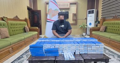 واع /المنافذ: إحباط محاولة تهريب شحنة من “إبر الفلر” كورية المنشأ