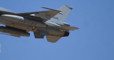 واع / الإعلام الأمني: طائرات F-16 تدمر مضافات لداعش الإرهابي في وادي زغيتون بكركوك